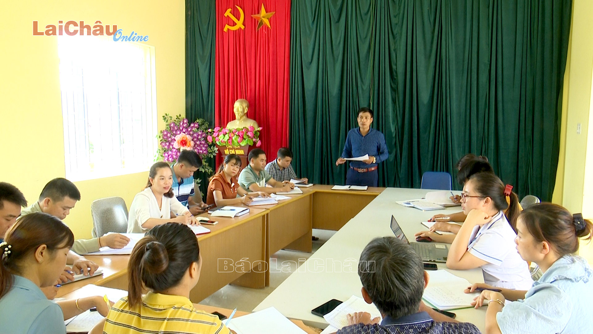 Xã Mường Cang, huyện Than Uyên họp triển khai công tác phòng chống thiên ti năm 2023.